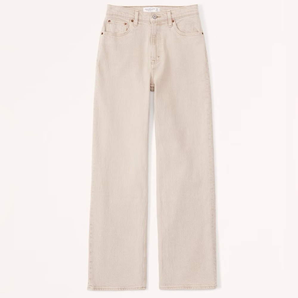 Abercrombie & Fitch 90s Straight Jeans High Rise Size 6